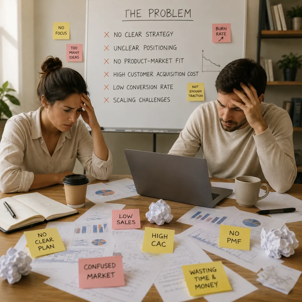 Startup Consulting - The Problem - BLEAUMED